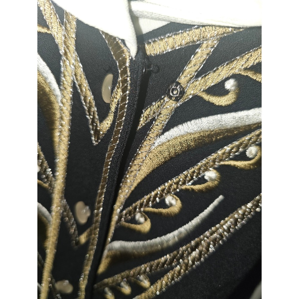 Vintage Bob Mackie Wearable Art Embroidered Tuxed… - image 6